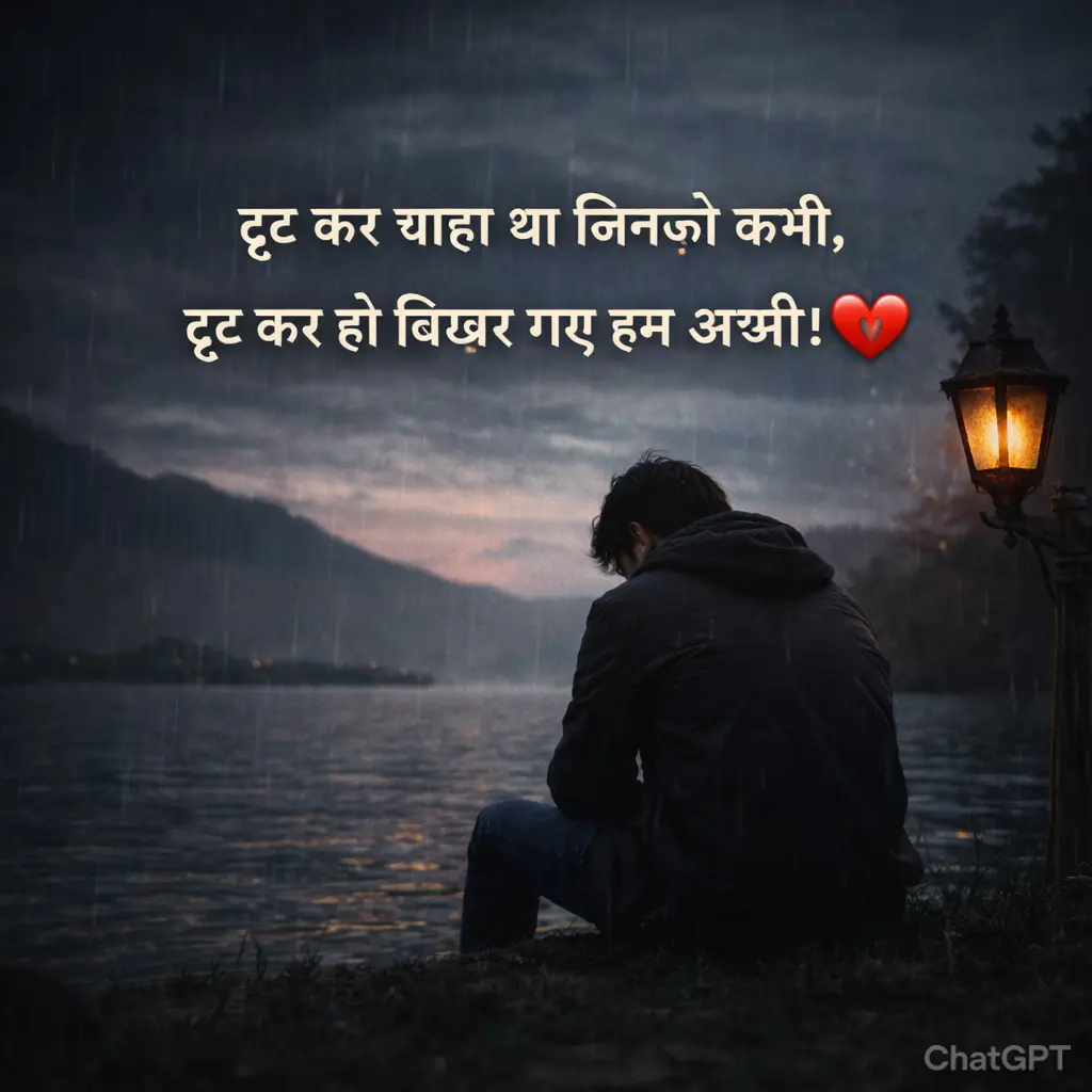 2 Line Sad Shayari in Hindi
