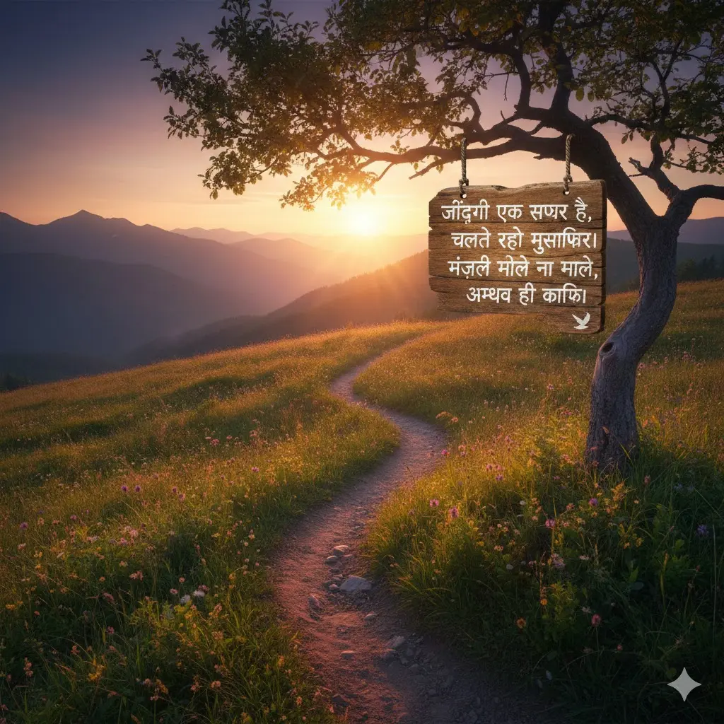 2 Line Shayari in Hindi on Life