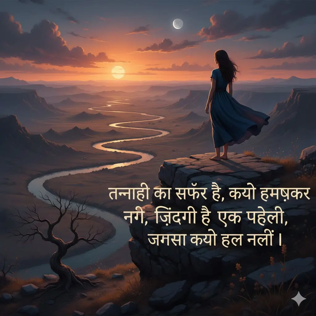 Alone Life Shayari in Hindi​