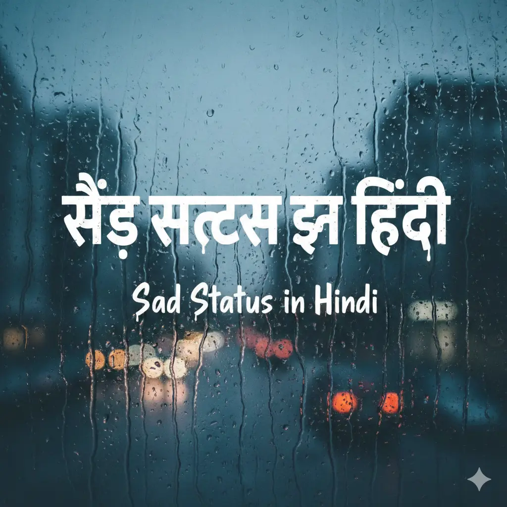 Sad Status in Hindi