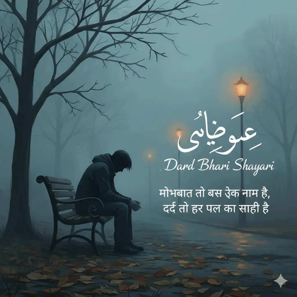 Dard Bhari shayari images