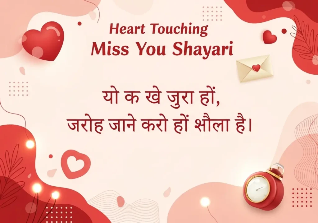 Heart Touching Miss You Shayari