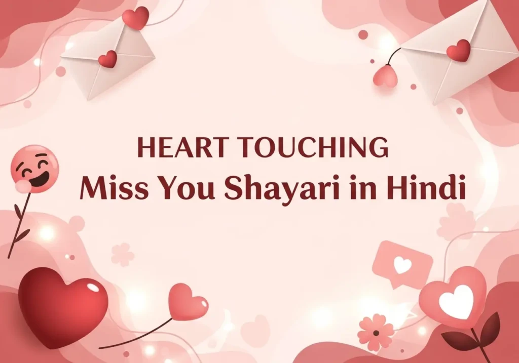 Love Miss You Shayari in Hindi