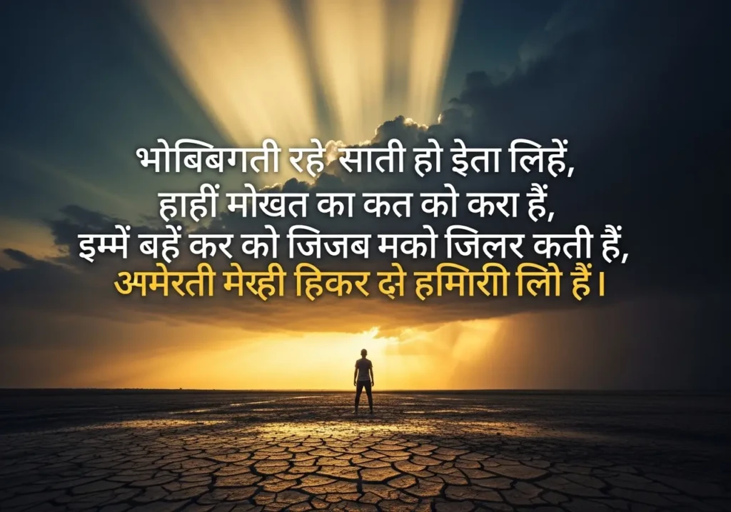 Motivational Shayari in Hindi 4 Line