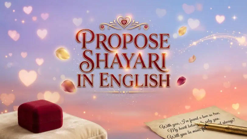 propose shayari in english 2026